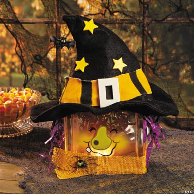 Witch Glass Block Lamp