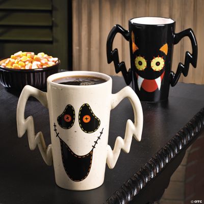Primitive Halloween Mugs