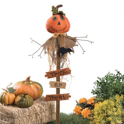 “Trick or Treat” Pumpkin Yard Stake