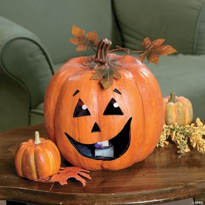 Jack-O’-Lantern with LED Lights