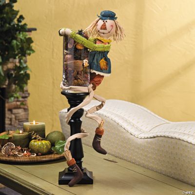 Long Leg Scarecrow with Green Shirt