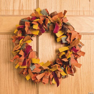 Fall Fabric Wreath