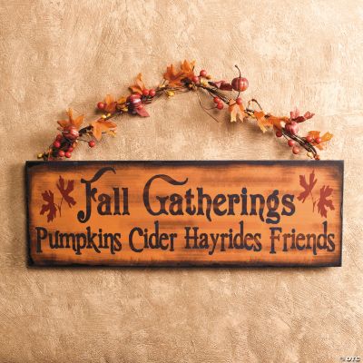 “Fall Gatherings” Wall Hanging