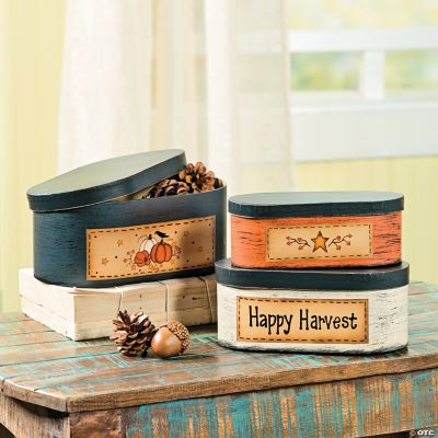 “Happy Harvest” Stacking Boxes