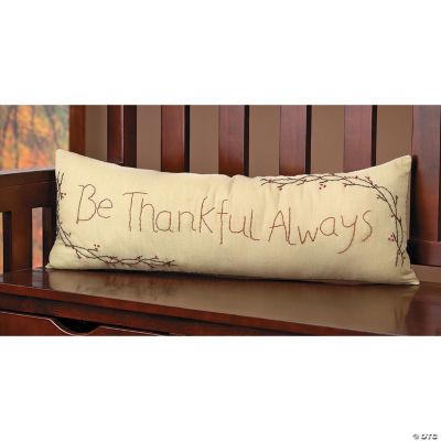 “Be Thankful Always” Pillow