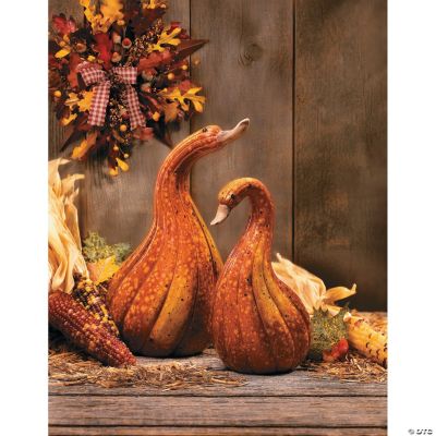 Glenda & Gourdo Pumpkin Geese