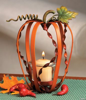 Pumpkin Votive Holder