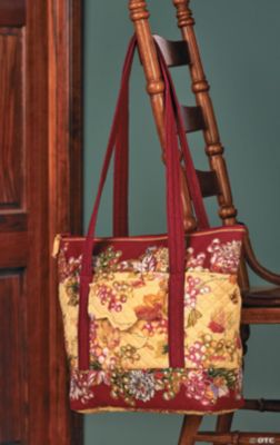 Fall Floral Tote Bag