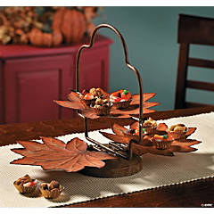 Two-Tier Autumn Leaves Server