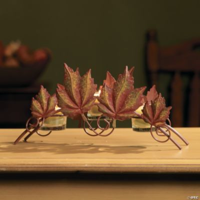Autumn Leaves Candleholder