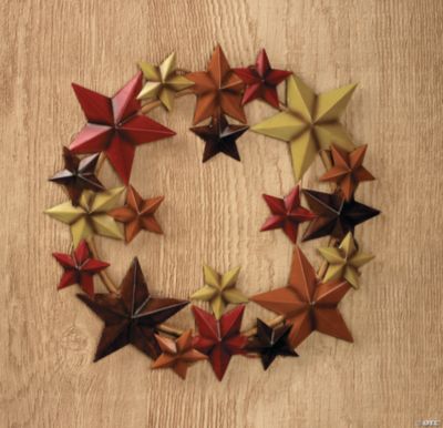 Fall Star Wreath
