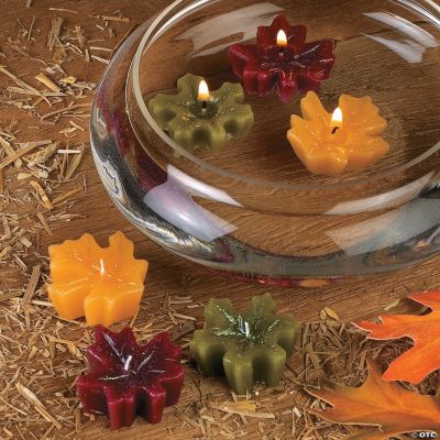 Autumn Leaf Floating Candles