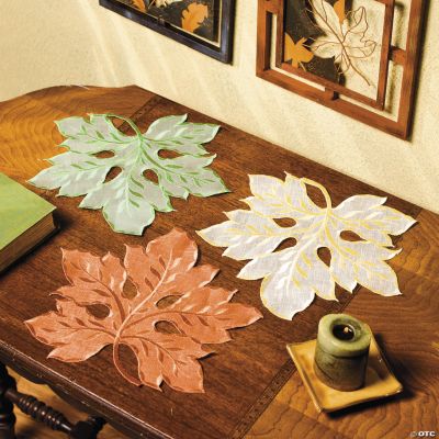 Fall Leaf Doilies