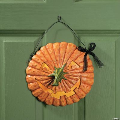 Pumpkin Face Door Hanger