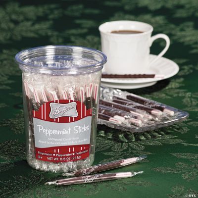Chocolate-Covered Peppermint Sticks