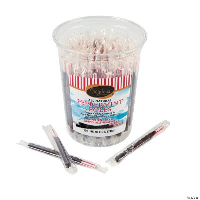 Chocolate-Covered Peppermint Sticks - Oriental Trading - Discontinued