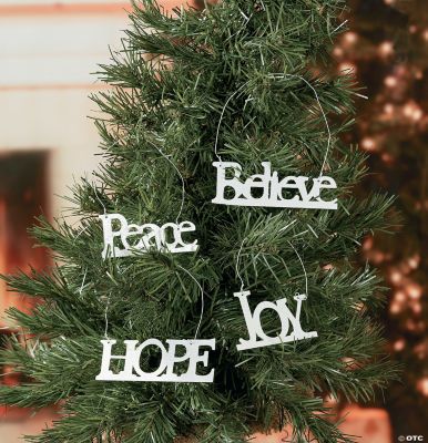 Inspiring Word Ornaments