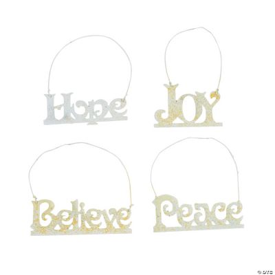 Holiday Word Ornaments