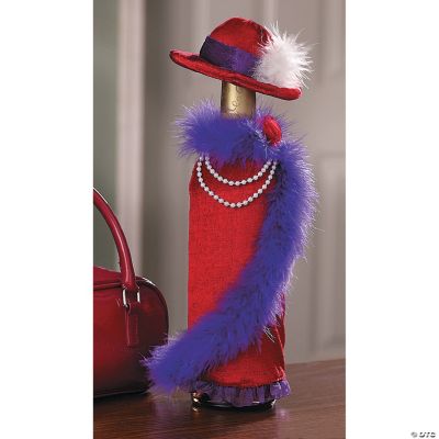 Red & Wild Wine Bottle Cover