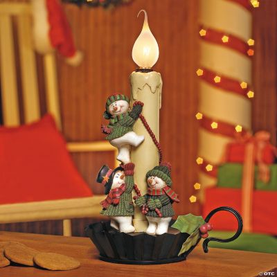 Snowman Candle Lamp