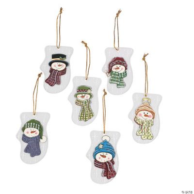 Snowman Mitten Ornaments