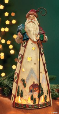 Patchwork Santa Light
