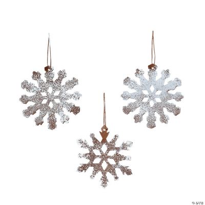 Rustic Snowflake Ornaments