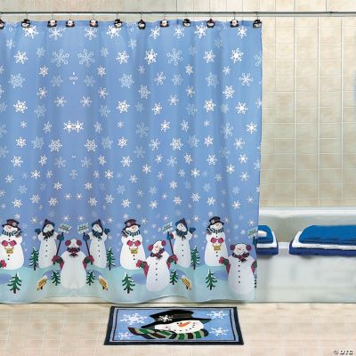 Snowmen Shower Curtain