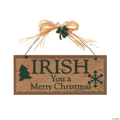 “Irish” Christmas Sign