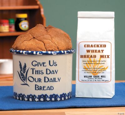 “Daily Bread” Crock & Cracked Wheat Bread Mix