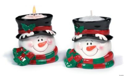 Snowman Candleholder