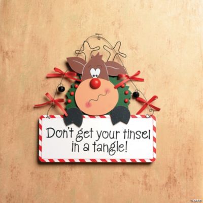 “Tinsel in a Tangle” Sign
