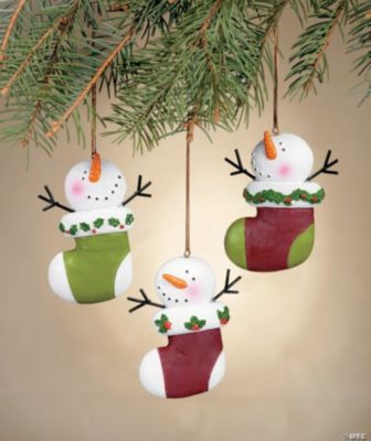Snowman Stocking Ornaments