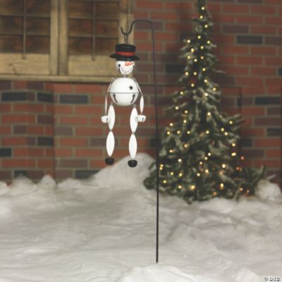 Snowman Jingle Bell Yard Stake