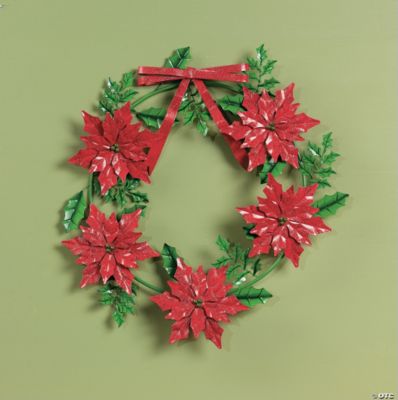 Poinsettia Wreath