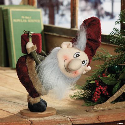 Bending Elf with Gift