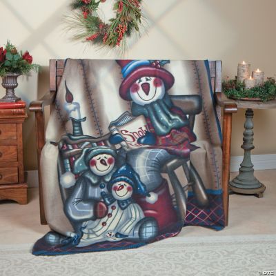 Snowman Throw