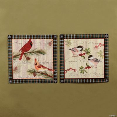 Chickadee & Cardinal Wall Art