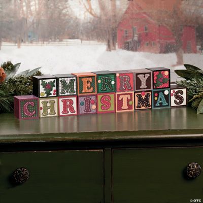 “Merry Christmas” Blocks