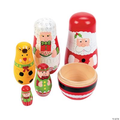 Nesting Santa Family