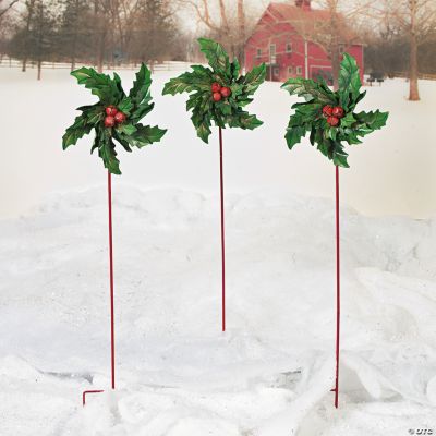 Holly Leaf Yard Spinners