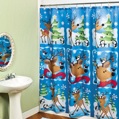 Reindeer Shower Curtain