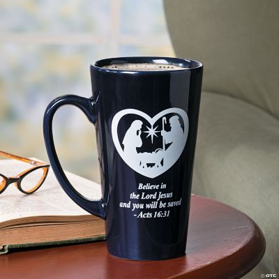 “Believe” Nativity Mug