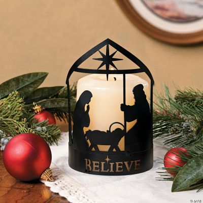 Nativity Candle Holder