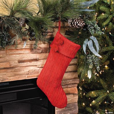 Red Knit Stocking