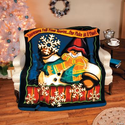 “Snowmen Fall from Heaven” Throw