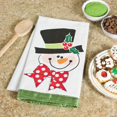 Holiday Snowman Towel