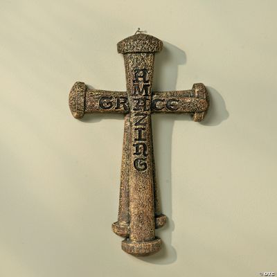 “Amazing Grace” Nail Cross