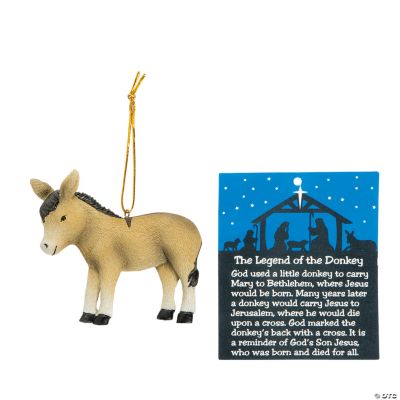 “Legend of the Donkey” Christmas Ornaments Oriental Trading