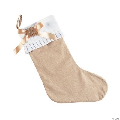 Burlap Stocking